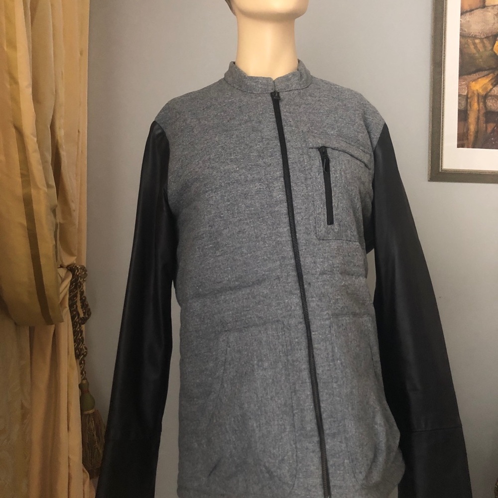 Field Scout Men’s Jacket w/black Leather Sleeve,s.